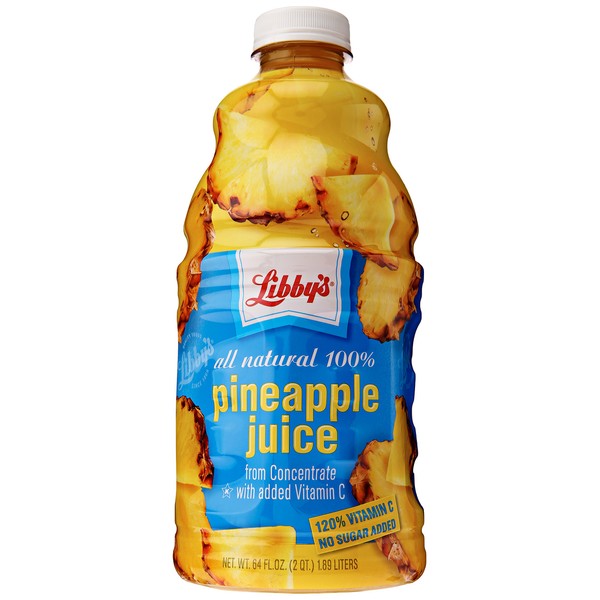Libby's All Natural 100% Pineapple Juice, 64 oz