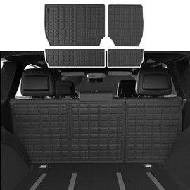 xipoqix Backrest Mat Compatible with 2011-2021 Jeep Grand Cherokee Cargo Liner TPE Back Seat Protector Replacement for 2011-2021 Jeep Grand Cherokee Accessories (Backrest Mat)