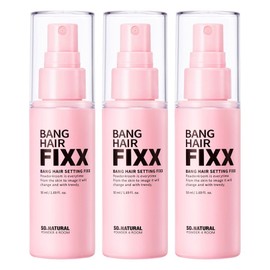So Natural Bang Hair Setting Fixer, 3 pieces, 50ml / 쏘내추럴 뱅 헤어 세팅 픽서, 3개, 50ml