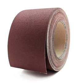 320 Grit Sandpaper Roll, 3 Inch x 49 Feet Emery Cloth Roll Aluminum Oxide Abrasive Paper Roll Continuous Sandpaper for Metalworking, Woodworker, Furniture Repair, Sanding Automotive Plumbing