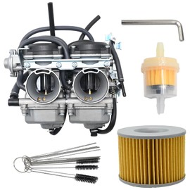 Anxingo 15001-1433 15003-1602 Carburetor Replacement For Kawasaki Ninja 250 250R Ex250 1988-2007 With Fuel Filter Oil Filter
