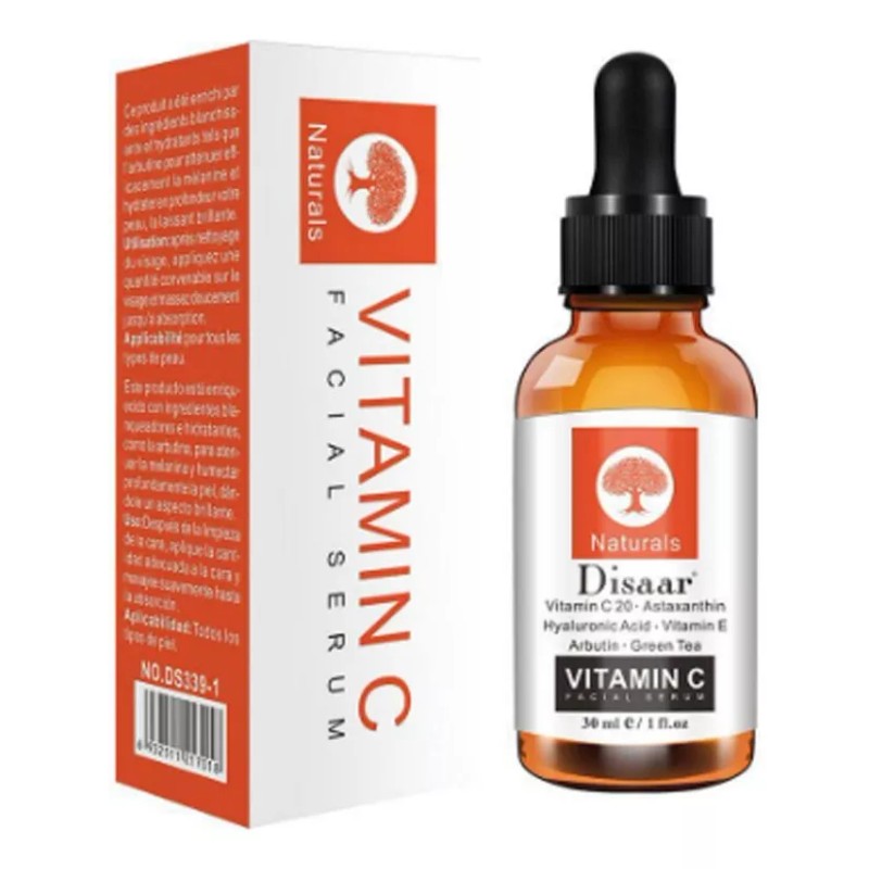 Dissar Vitamina C Serum Facial Con Acido Hialuronico Anti-edad