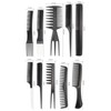Mesh Comb, Treatment Comb, Set of 10, Pomade Comb, Rough,