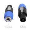 PNGKNYOCN Speakon to 1/4 inch Adapter，NL4FC Speaker Male to 1/4"