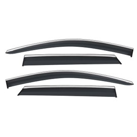Vesul Rain Guard Window Visor Compatible with 2023 2024 Toyota bz4x Subaru Solterra 3-351TY004 Window Wind Deflector Shield Cover Visor Outside Mount Type
