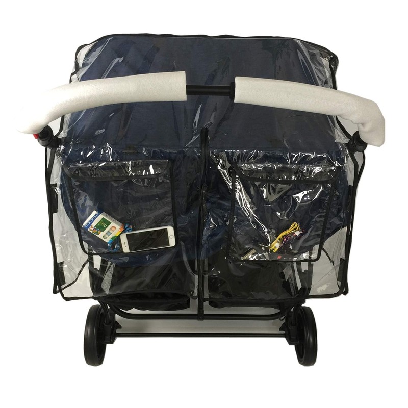 Stroller Rain Cover,Universal Rain Cover for Side by Side Baby