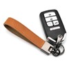 MECHCOS Car Key Fob Keychains Genuine Leather Keys Chain Holder