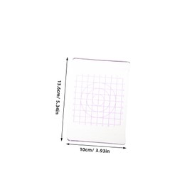 2pcs Acrylic Clay Roll Board Transparent Polymer Clay Plate with Round Corners for DIY Art Projects