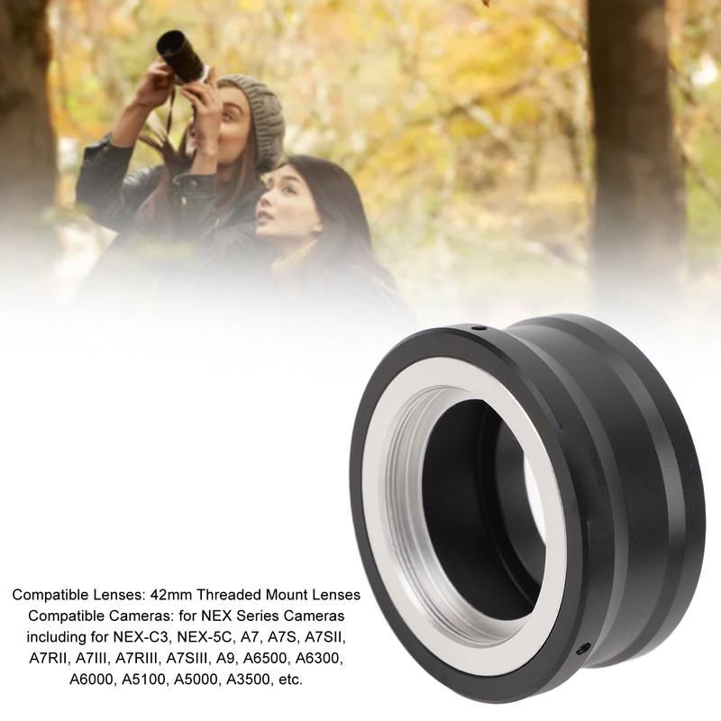 Lens Mount Adapter M42 to for NEX Manual Focus for