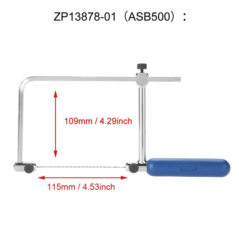 U Shaped Saw, Professional Saw Frame with 6 Spiral Saw