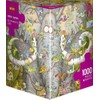 Heye HY29921 Elephant's Life Marino Degano Puzzle, Brown