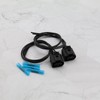 eMagTech Replacement connector headlight wiring harness socket 2-pin 1J0973722 2