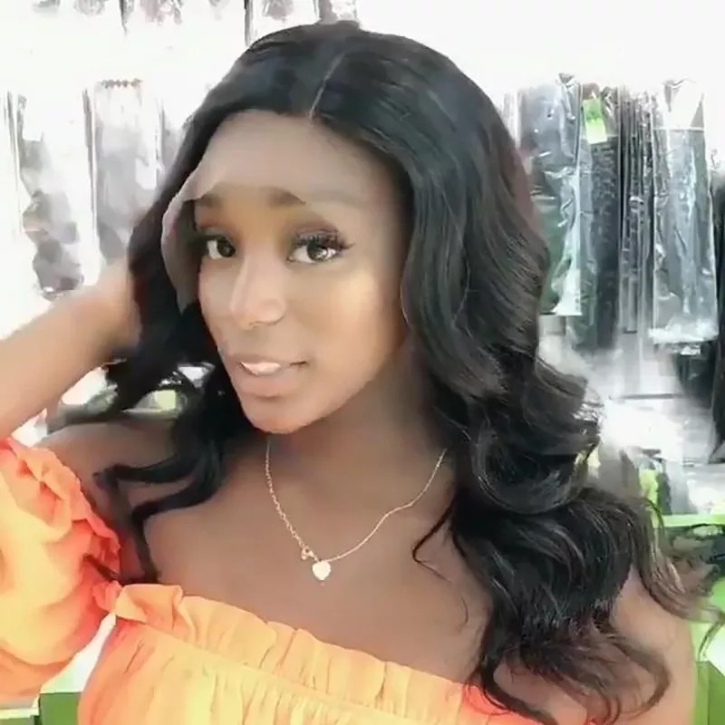 Femen Peluca De Encaje Ondulado De 60 Cm De Largo