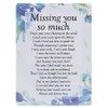 Widdle Celebrations Missing You so Much Waterproof Graveside Memorial Card