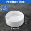 Jeffbaubl Cereal Bowls Set of 6, 6 Inch Ceramic Soup