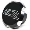 BackWoods Diesel BWD Black Billet Aluminum Oil Cap for Ford
