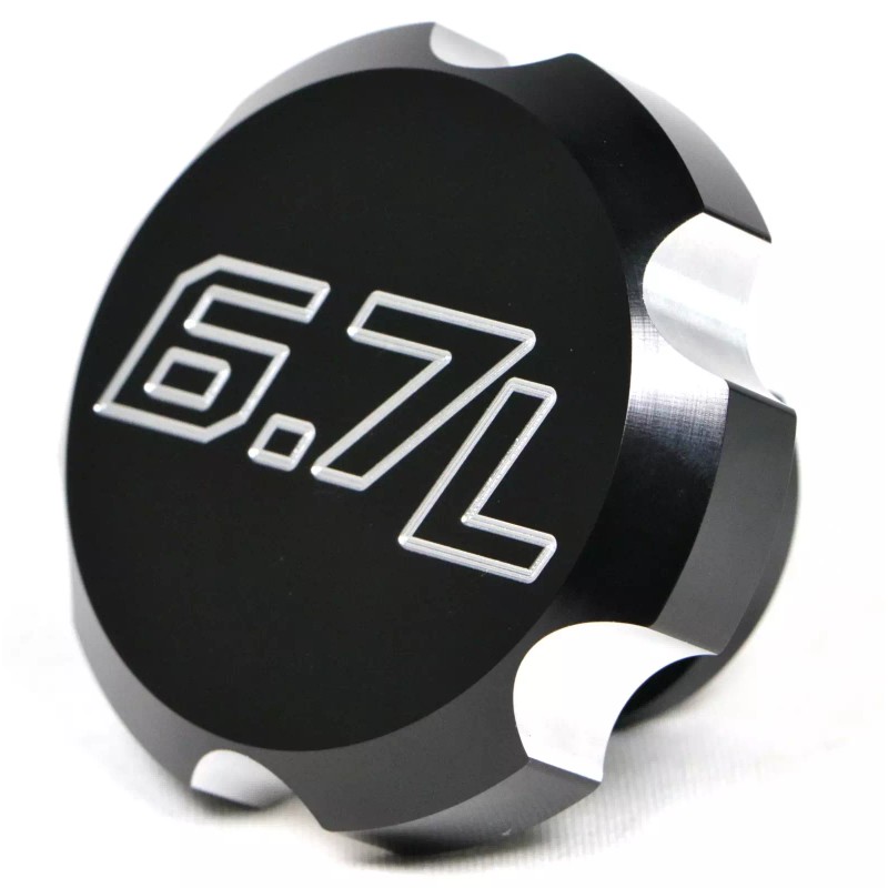 BackWoods Diesel BWD Black Billet Aluminum Oil Cap for Ford