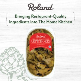Roland Foods Grilled Roman Style Artichoke Hearts Marinated in Oil, Specialty Imported Food, 67 Ounce, Pack of 1