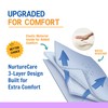 NurtureCare Upgraded 3-Layer Comfort Positioning Bed Pad with Handles 48"