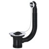 SPARES2GO Sink Waste Combination Overflow Plug with Chain 40mm 1.5"