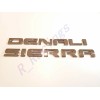 GM 4PCS Chrome Denali Sierra Emblem Letters Fit GMC Sierra