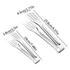 Qixuer Kitchen Tongs, Stainless Steel Cooking Tongs, Pack of 8,