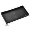VCREATC Small Black Mini Tray ( 8 inch x 4 inch ) for Kitchen Counter, Bathroom for Vanity Items, Coffee Accessory, Bar, Serving Seasoning, Salt and Pepper, Soap, Perfume or Display Use.