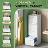 DEVAISE 4 Drawer File Cabinet with Lock, Vertical Filing Cabinet