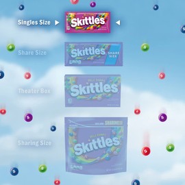 SKITTLES Candy, Wild Berry Fruit Chews Candy, 2.17 oz (36 Count)