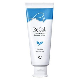 Rical Gel Toothpaste with Fluorine, Tomint, 1 Bottle (2.5 oz (70 g), Fluorine 1450 ppm