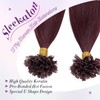 SLEEKALON U Tip Hair Extensions Real Human Hair Pre Bonded