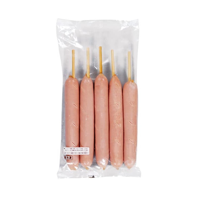 Jumbo Frankfurt (with skewers), 3.2 oz (90 g) x 5