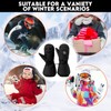 HIGHLOONG Kids Toddler Waterproof Snow Ski Mittens- Breathable Thinsulate Lined