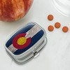 Rustic Distressed Colorado State Flag Rectangle Pill Case Trinket Gift