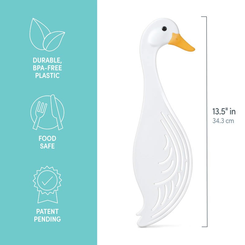 Genuine Fred WATERFOWL Goose Pot Strainer – Great for Pasta