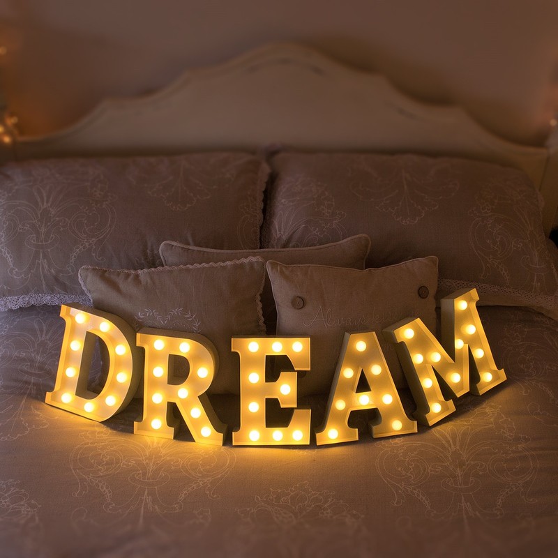 GiggleBeaver Carnival Letter Lights - Vanilla (Letter R) Christmas Xmas