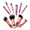 10PCS Mini Makeup Brush Set Portable Travel Cosmetic Brushes Kit