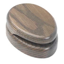 Amish Wood Marble Towel Holder Wall Mounted Adhesive Bathroom Kitchen RV Cabin Hooks Rack Towels (Smoke)