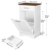 HOOBRO 10 Gallon Tilt Out Trash Cabinet, Kitchen Trash Can,Trash