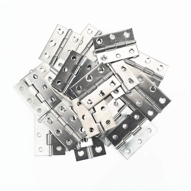 20Pcs Stainless Steel Folding Hinge 2 inch Door and Window