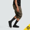 WANDER Men's Crew Socks for Boots 6-Packs Cotton Full Cushion