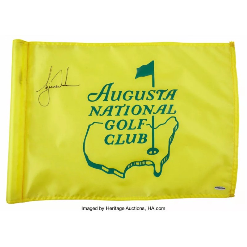 Masters Augusta National Golf Club Souvenir Pin Flag w/ Tiger