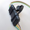 Trailer Wiring Harness Universal 4 Way Flat Y-Splitter Plug and