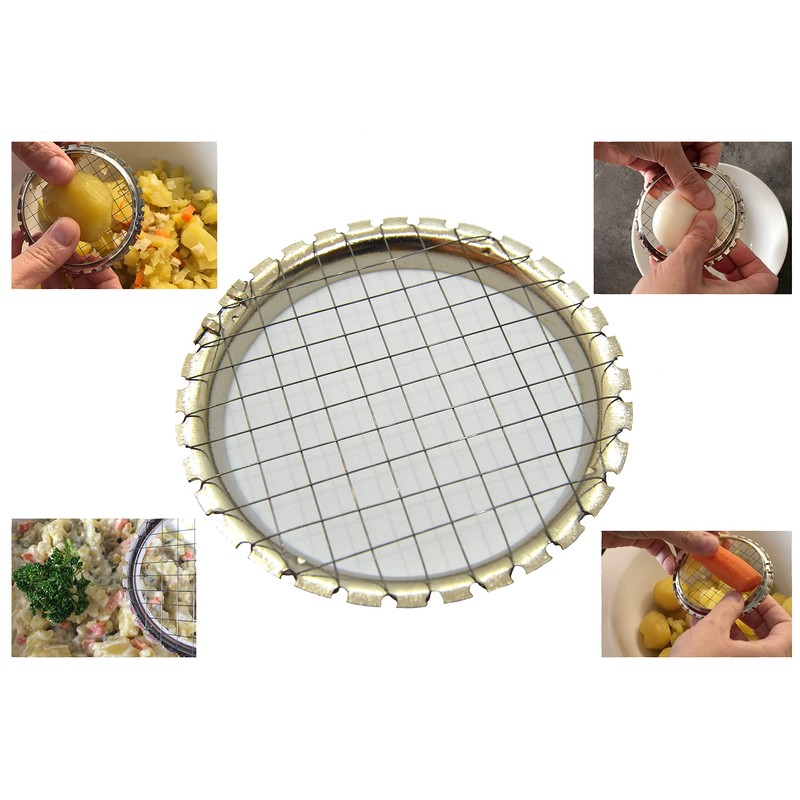 Potato cutter, stainless steel manual potato chopper, egg slicer, egg