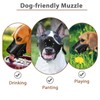 BARKLESS Dog Muzzle Leather, Soft Secure Anti-Barking Leather Muzzle for