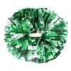 Hooshing 2 Pack Cheerleading Pom Poms Green and Silver with