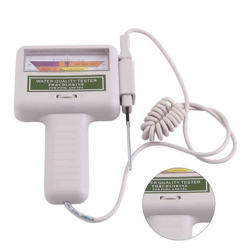 HEEPDD PH Tester Swimming Pool Checker Kit Water Quality Monitor