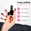 Nailshion Black Nail Polish French Nail Art Regular Nail Polish
