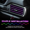 Bojueshaw 20pcs Car Vent Trim Kit,Universal Straight Air Vent Covers,
