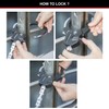 Master Lock Cable Lock with Key 1m Ideal for Scooter